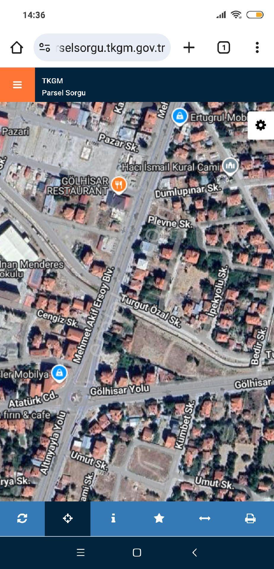 Gölhisar Kapalı Pazar Yanı 650 Metrekare