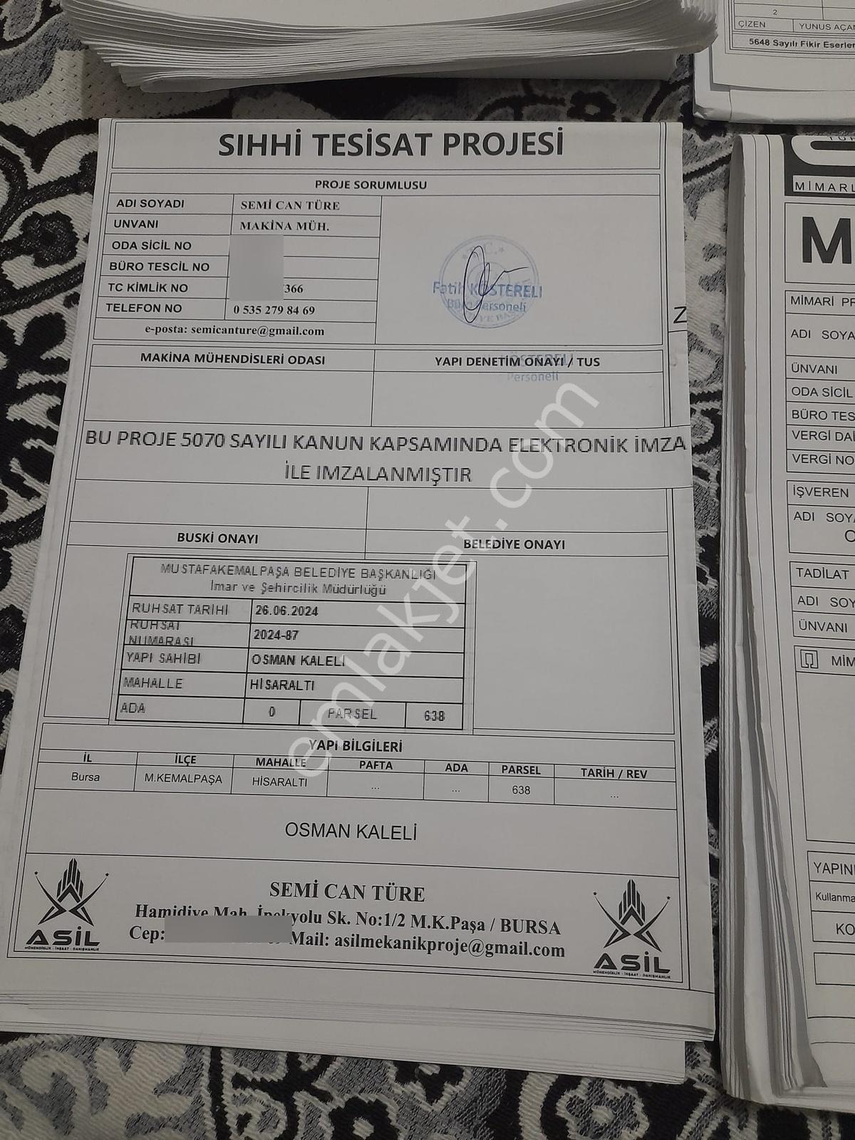 Bursa Mustafakemalpaşa Hisaraltı Mh İmarlı İzinleri Alınmış Arsa - Görsel 5