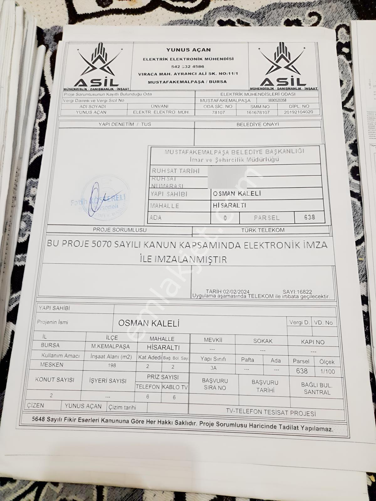 Bursa Mustafakemalpaşa Hisaraltı Mh İmarlı İzinleri Alınmış Arsa - Görsel 8