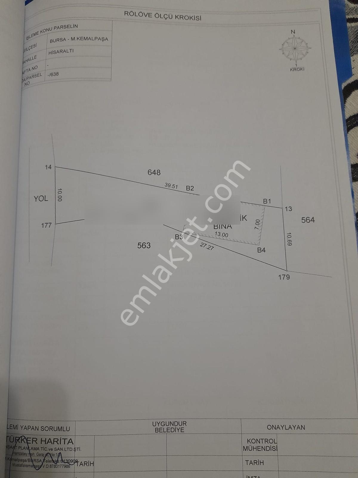 Bursa Mustafakemalpaşa Hisaraltı Mh İmarlı İzinleri Alınmış Arsa - Görsel 11