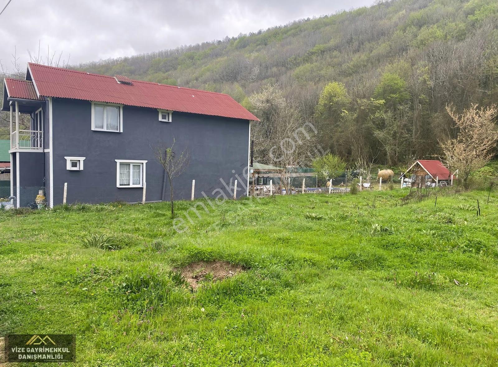 Vize Küçükyayla Köyünde 413 M2 Müstakil Satılık Bahçe