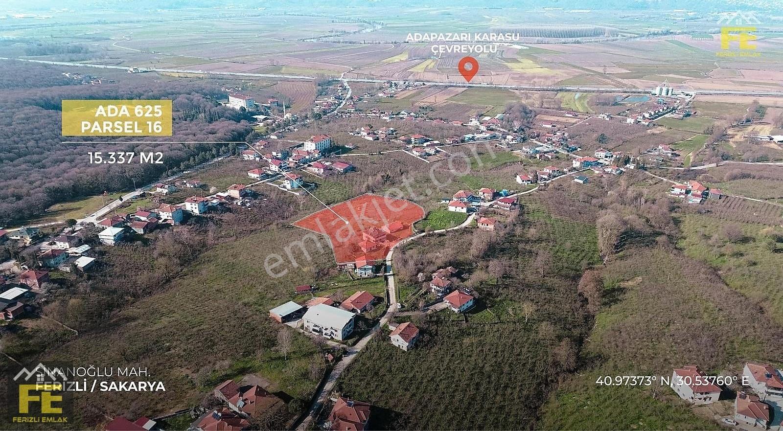 Ferizli Sinanoğlunda 15.337 M² Çiftlik Ve Konut Fırsatı