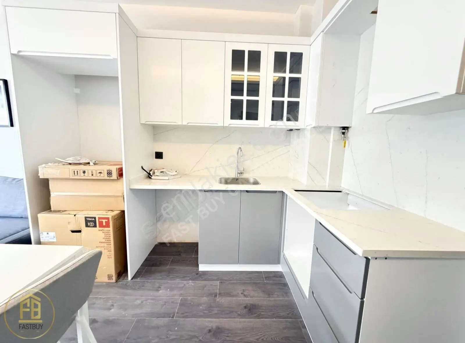 Bornova Özel Türk Koleji Yanı 1+1 Sıfır Eşyalı Satılık Daire