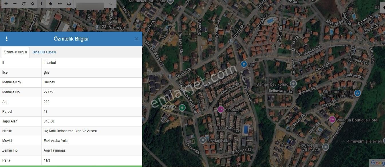 Şile Balibey'de Deniz Manzaralı 818m2 Arsa+485m2 Villa - Görsel 2