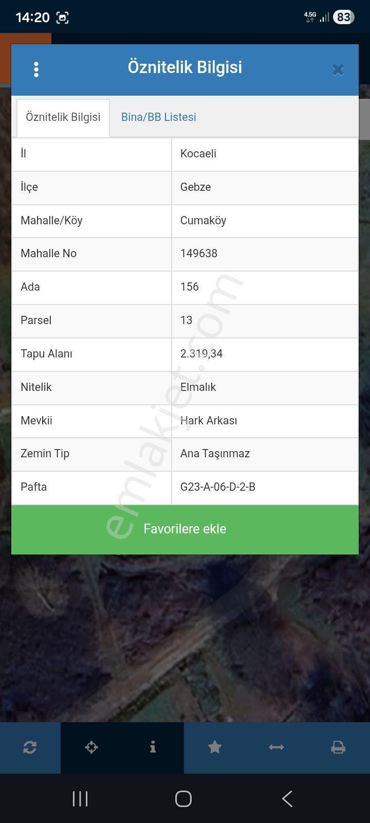 Gebze Cumaköy'de 3300 Metrekare Tek Tapu - Görsel 3