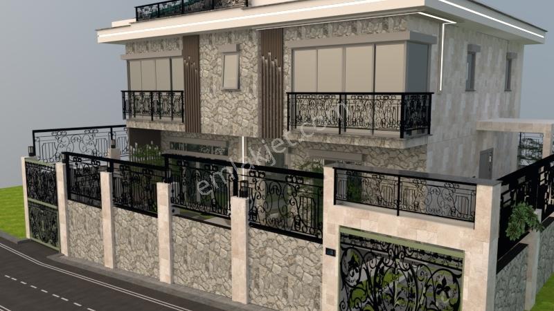 Güzelce Deniz Manzaralı Özel Yapım Taş Cepheli 4+2 Lüks Villa - Görsel 9