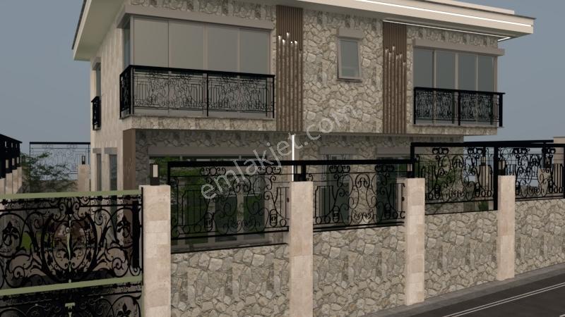 Güzelce Deniz Manzaralı Özel Yapım Taş Cepheli 4+2 Lüks Villa - Görsel 30