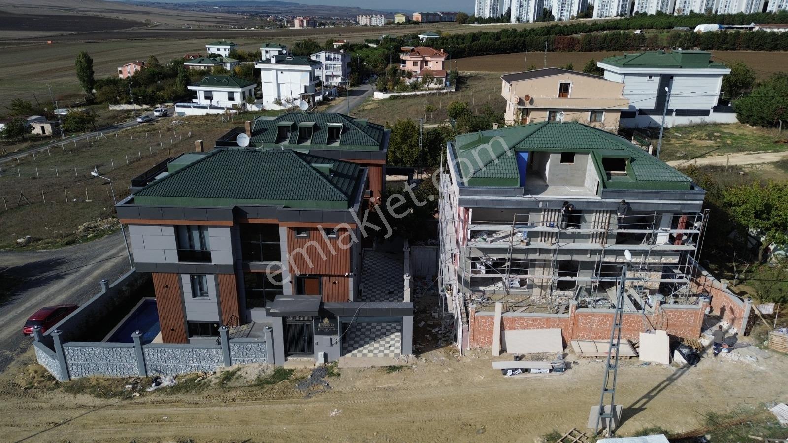 Güzelce Deniz Manzaralı Özel Yapım Taş Cepheli 4+2 Lüks Villa - Görsel 5
