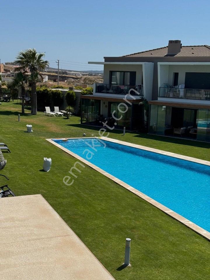 İzmir Çeşme Şifne Deniz Manzaralı Ortak Havuzlu Sitede Dubleks - Görsel 24