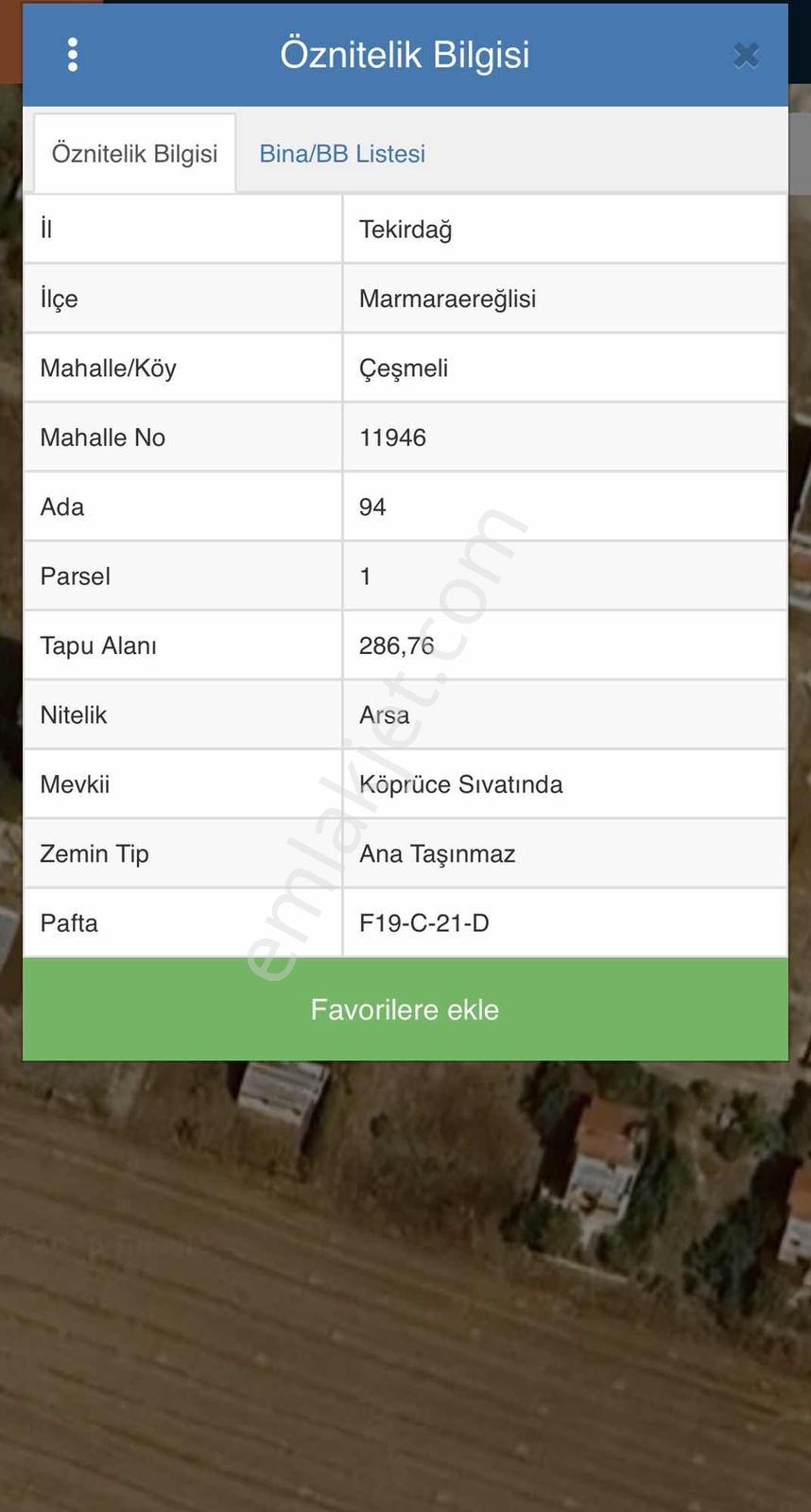 Deniz Manzaralı 286m2 Müstakil İmarlı İfrazlı Satılık Arsa - Görsel 7