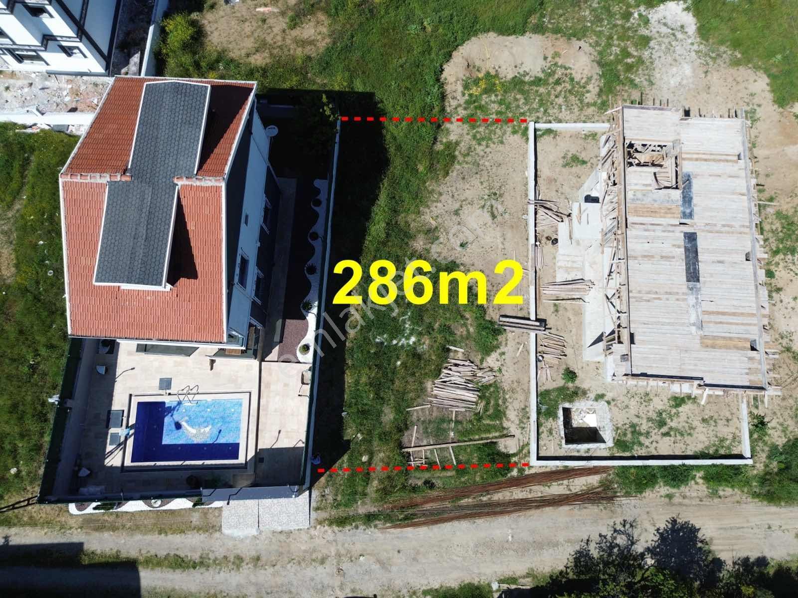 Deniz Manzaralı 286m2 Müstakil İmarlı İfrazlı Satılık Arsa - Görsel 2