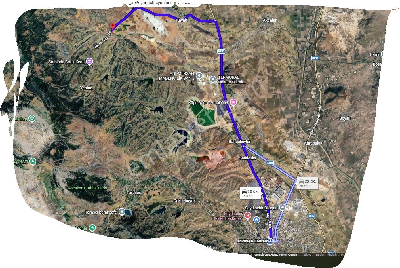 Özpınar,dan 31 000 M2 Bahçe Konteyner Evli Yeniceköy Yolu Kenarı - Görsel 5