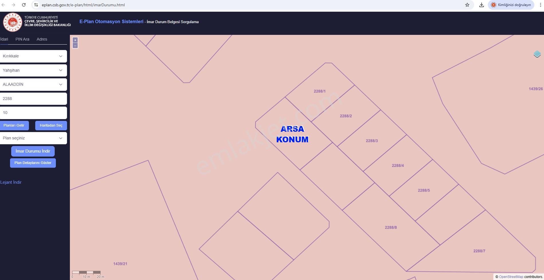 Kırıkkale Yahşihan Alaaddin Mahallesinde 27 Dairelik Arsa - Görsel 4