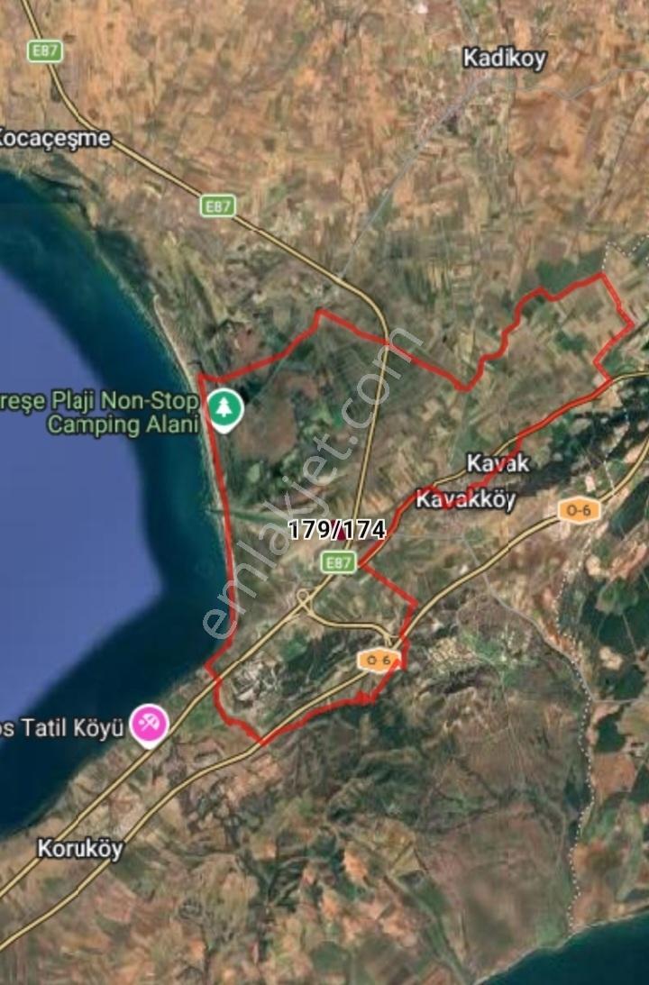 Çanakkale Gelibolu Kavakköyde Nehirden-denize15 Dönüm Arazi - Görsel 4