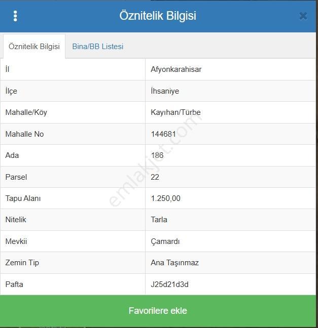 Afyon İhsaniye Kayıhanda Satılık 1250m² Prim Değeri Yüksek Tarla - Görsel 8