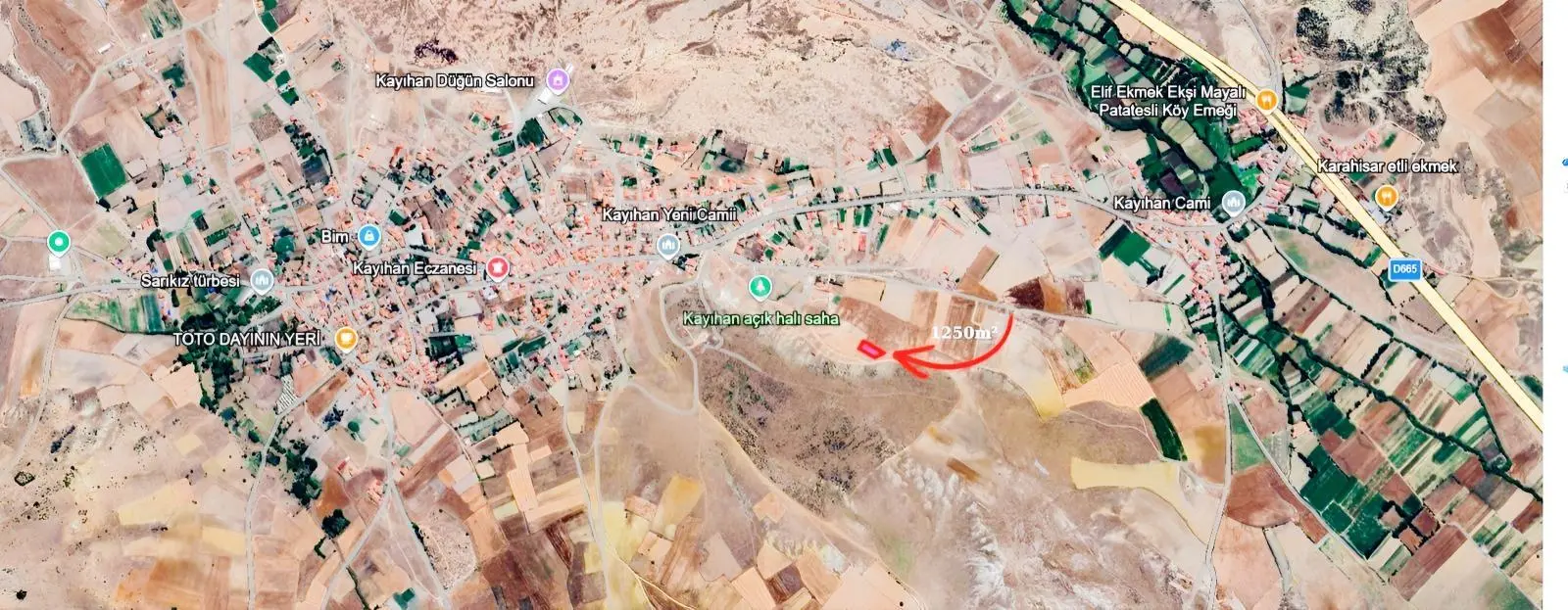 Afyon İhsaniye Kayıhanda Satılık 1250m² Prim Değeri Yüksek Tarla - Görsel 7