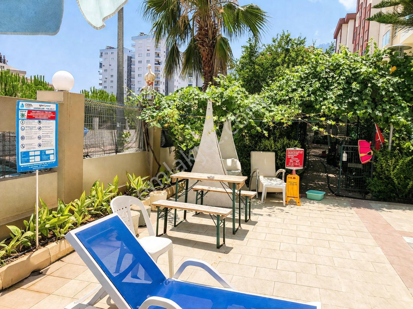Konyaaltı Sarısu’da Havuz Manzaralı Eşyalı Lüks Kiralık 1+1 Residence Daire - Görsel 3