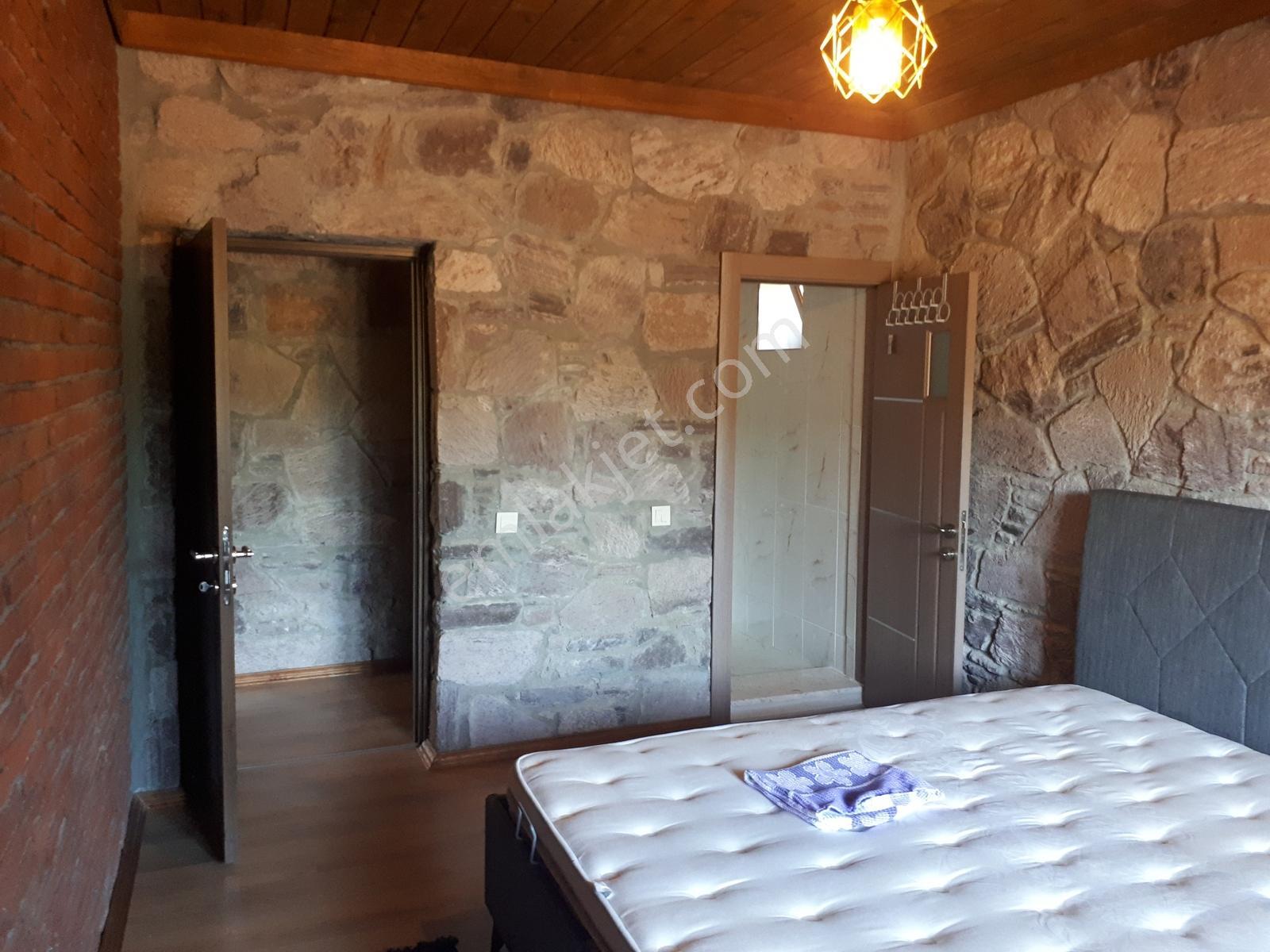 İzmir Dikili Bademlide Kiralık Müstakil Bahçeli Taş Ev - Görsel 29