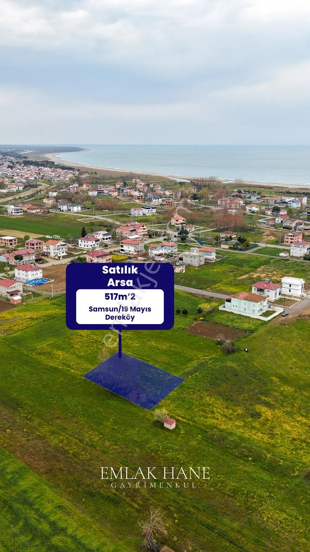 Dereköy Sahil'de 517m2 Satılık Fırsat Arsa