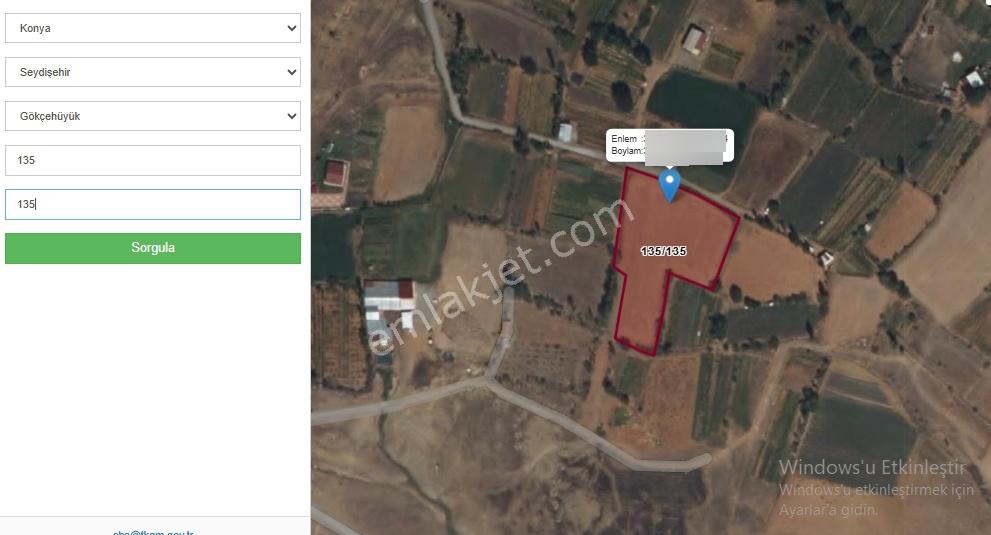 Gökçehüyük Mh. Yol Cepheli Yatırımlık 3625 M² Satılık Tarla