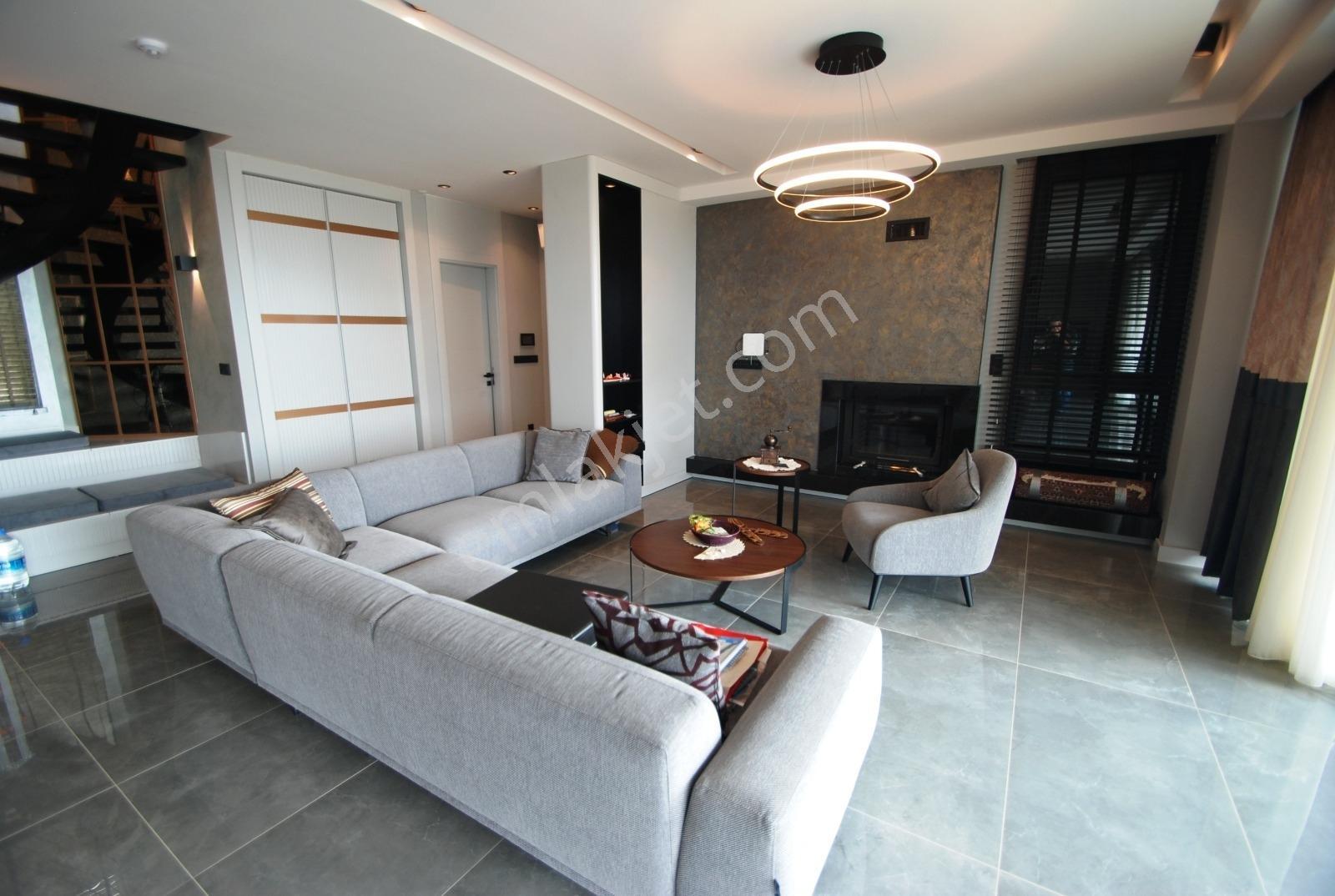 Alanya Kargıcak 3+1 360m2 Müstakil Otopark,havuz,bahçe Lüx Villa - Görsel 9