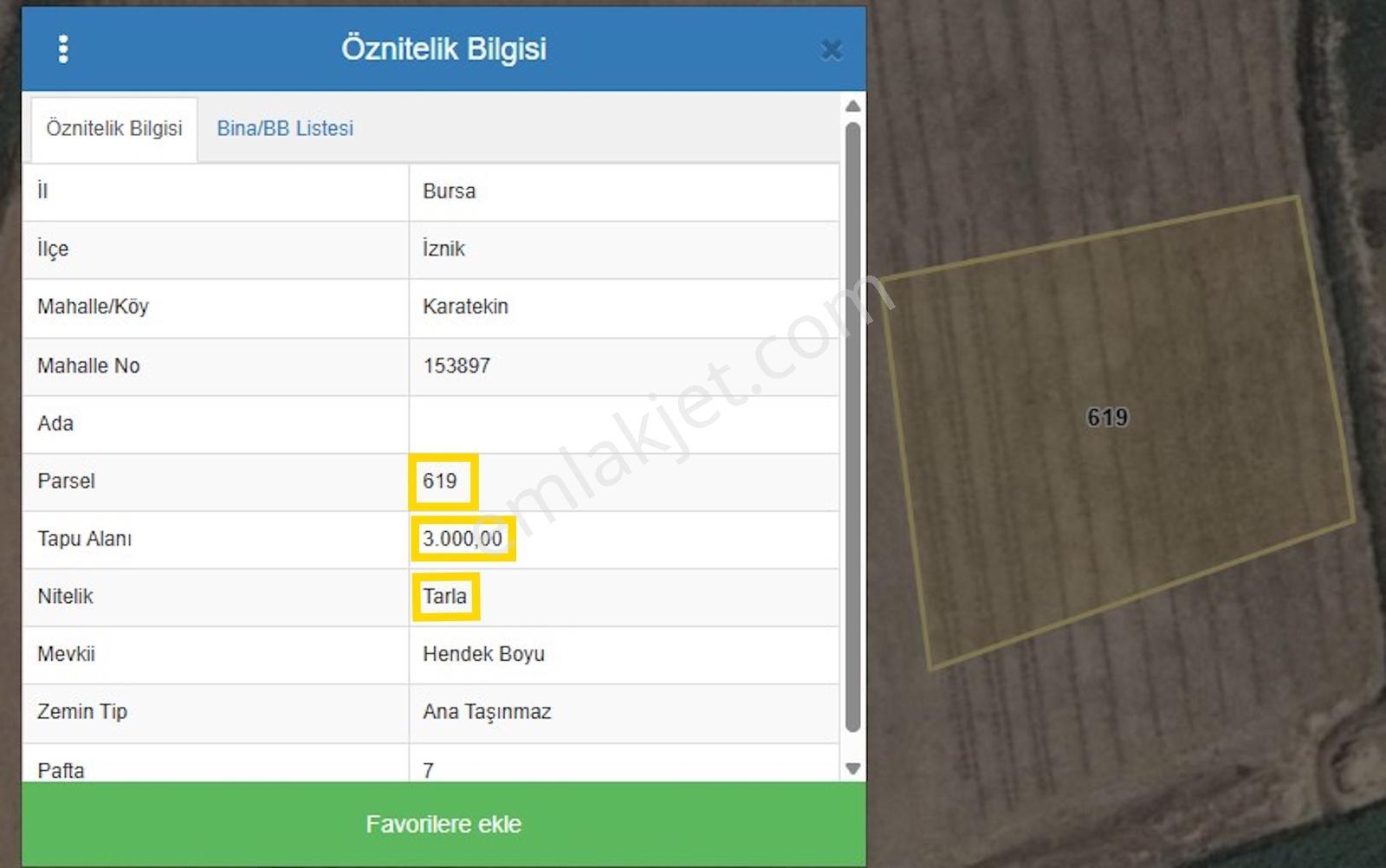 Mef Gyd'den İznik Karatekin'de 3.000m² Alanlı Satılık Tarlalar ! - Görsel 10