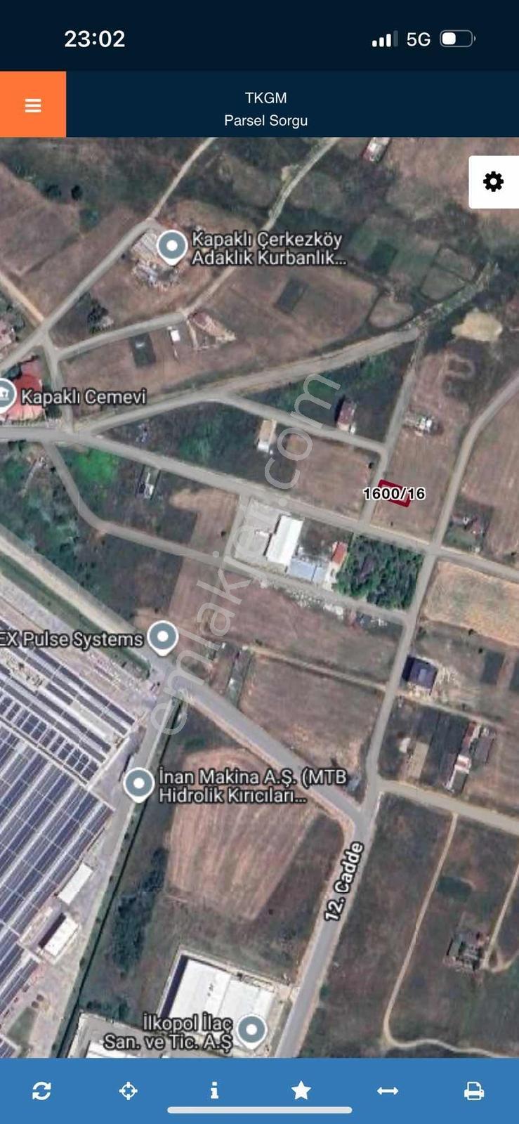 Kapaklı Da 215 M2 Bitişik Nizam 4 Kat İmarlı