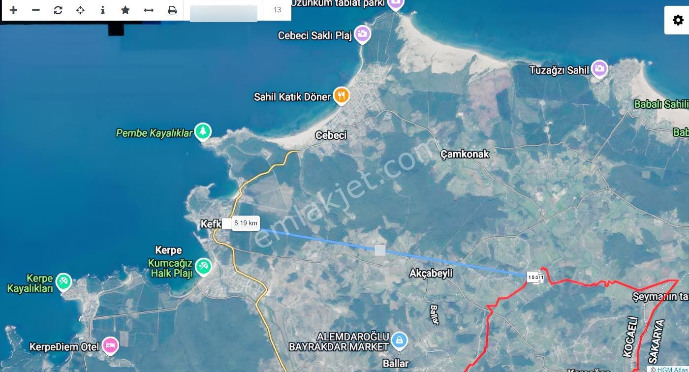 Kandıra Karaağaç Turizm Merkezi Alanında Satılık Arazi - Görsel 29