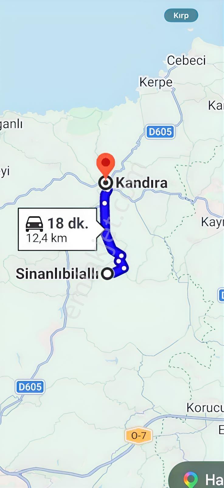 Sinanlıbilallı'da Müstakil Tapulu Net 1..091,61 M2 Yol'lu Arazi - Görsel 2