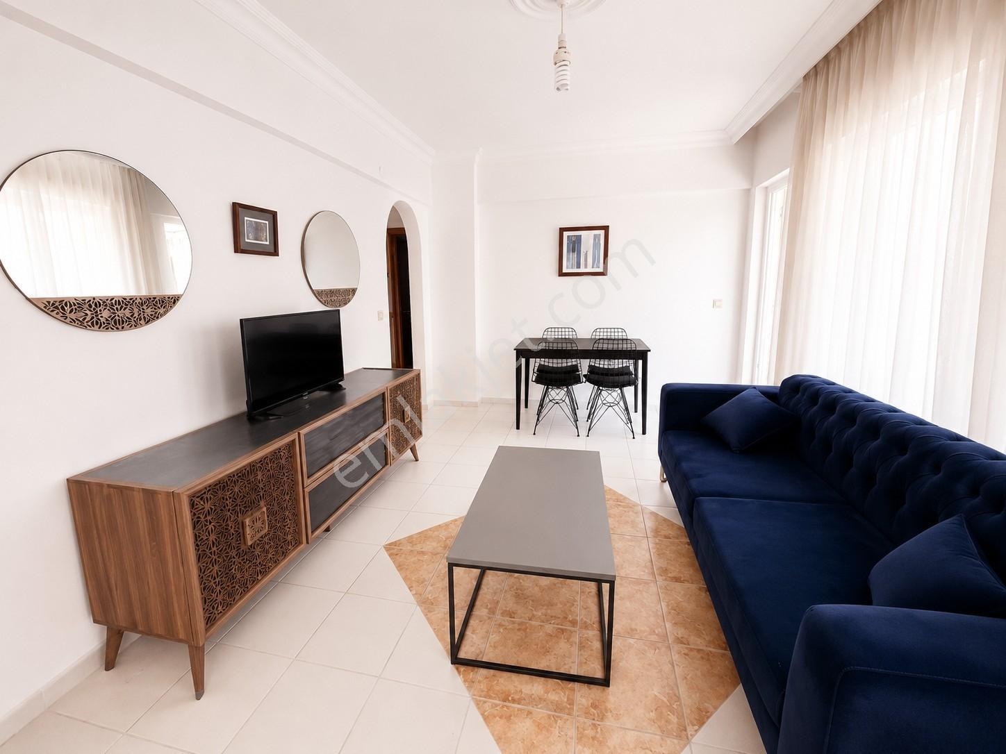 Alanya Konaklı 2+1 90m2 Lüks Eşyalı Denize Sıfır Havuz Asansörrr - Görsel 31