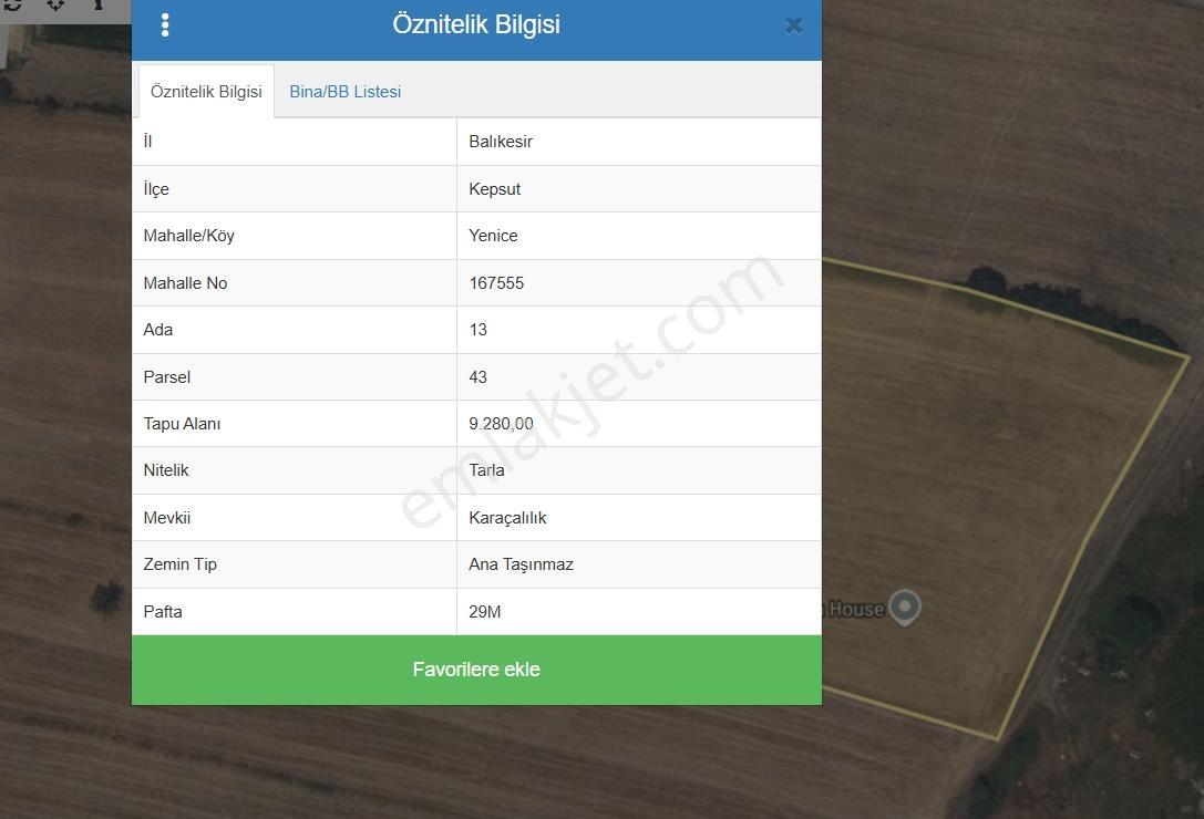 Balıkesir Kepsut Yenice'de 9.280 M2 Satılık Tarla - Görsel 19