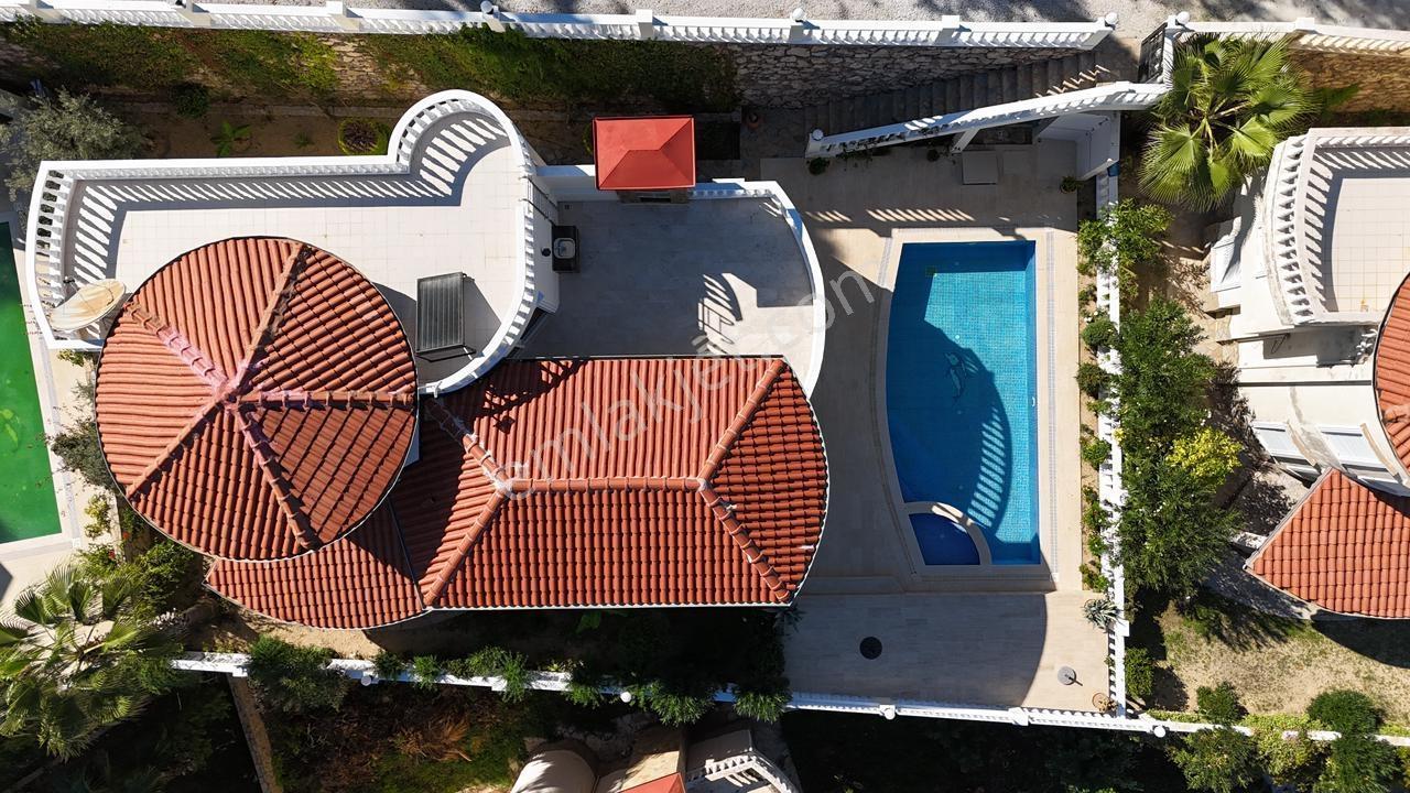 Alanya Kargıcak 4+1 450m2 Deniz Kale Manzara Lüx Konsept Villa - Görsel 12