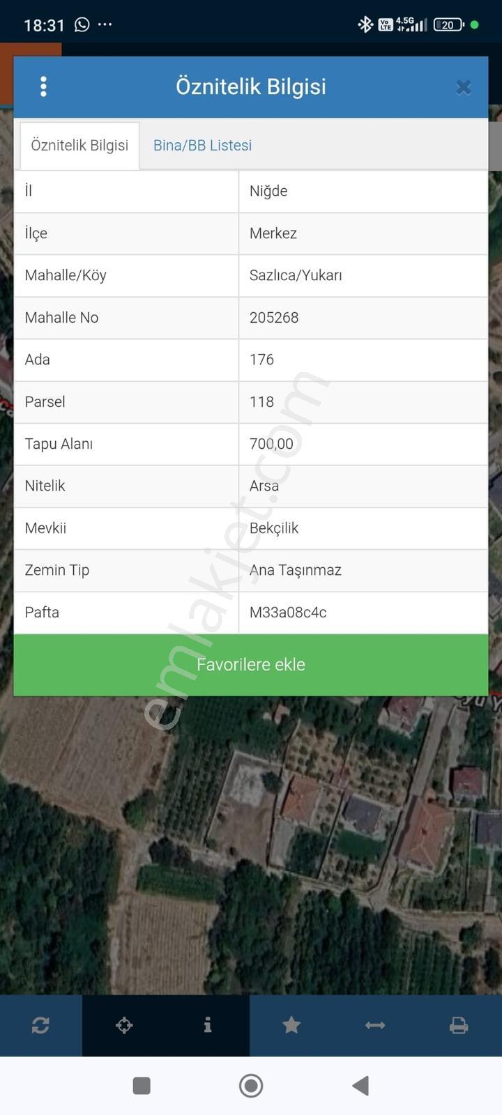 Cm Emlak Sazlıca Bim Market Arkası Caddeye Sıfır 700 M2 Arsa - Görsel 10