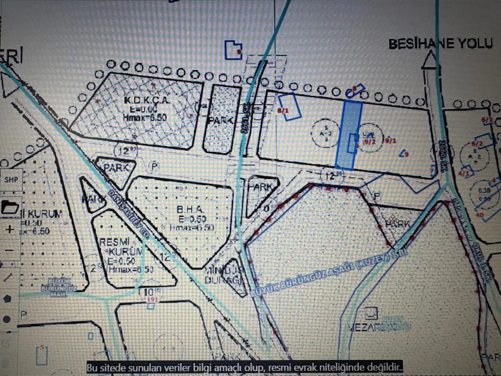 Elisa Gyo// Gesi B.bürüngüz'de Satılık 576 M² Villa Parseli Duvarı Çevrili