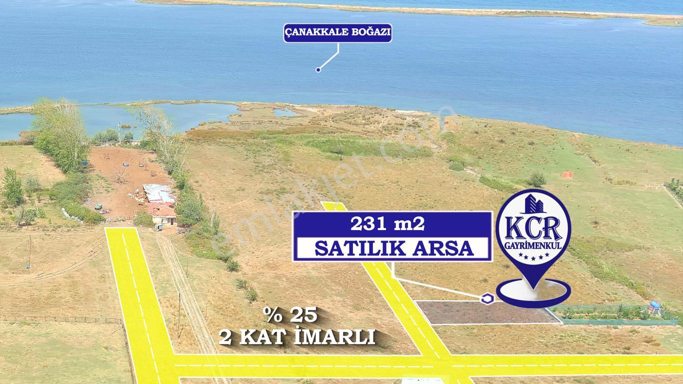 Çanakkale Çardak'ta İmarlı Boğaz Manzaralı Satılık Arsa - Görsel 28
