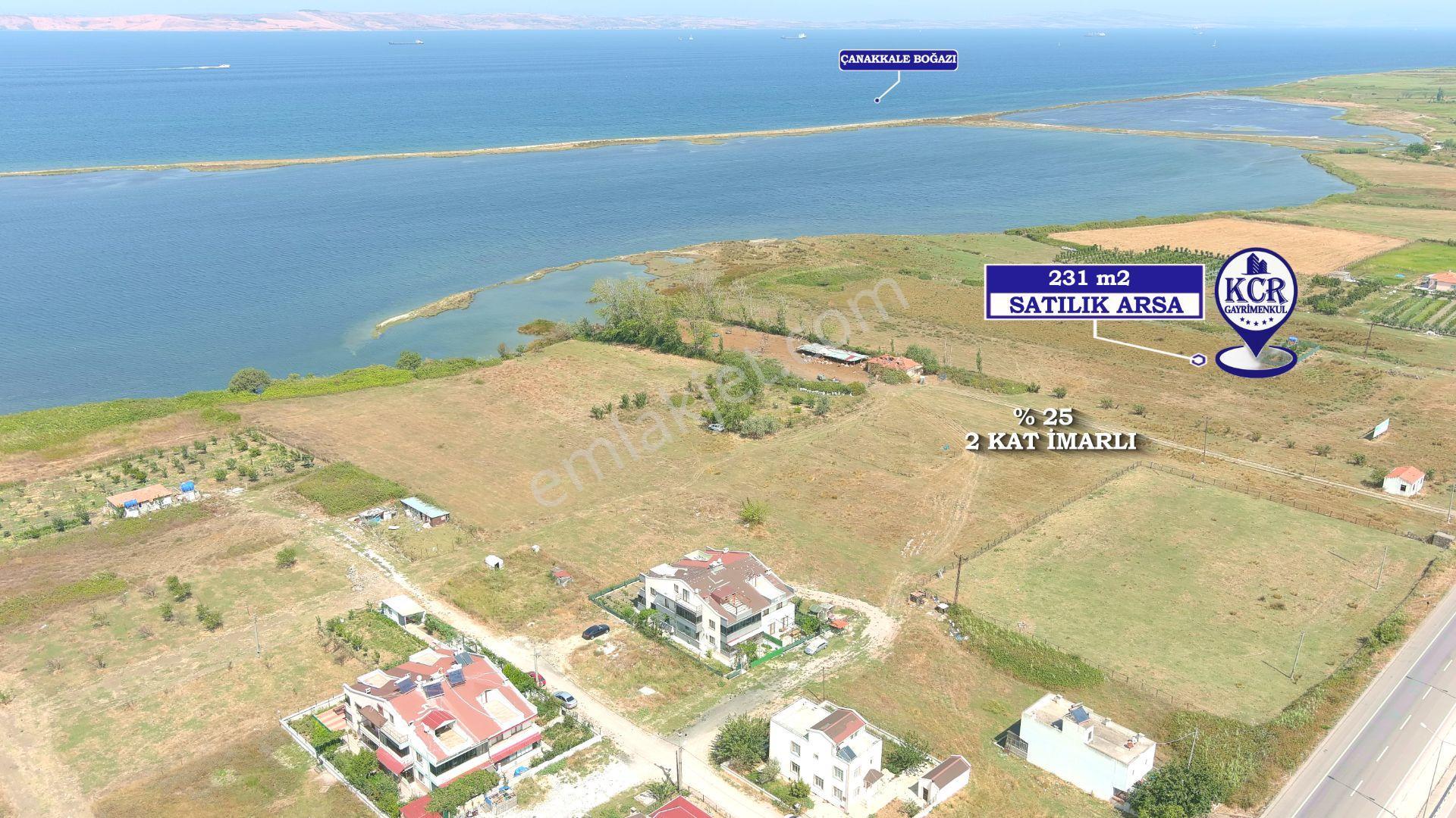 Çanakkale Çardak'ta İmarlı Boğaz Manzaralı Satılık Arsa - Görsel 20