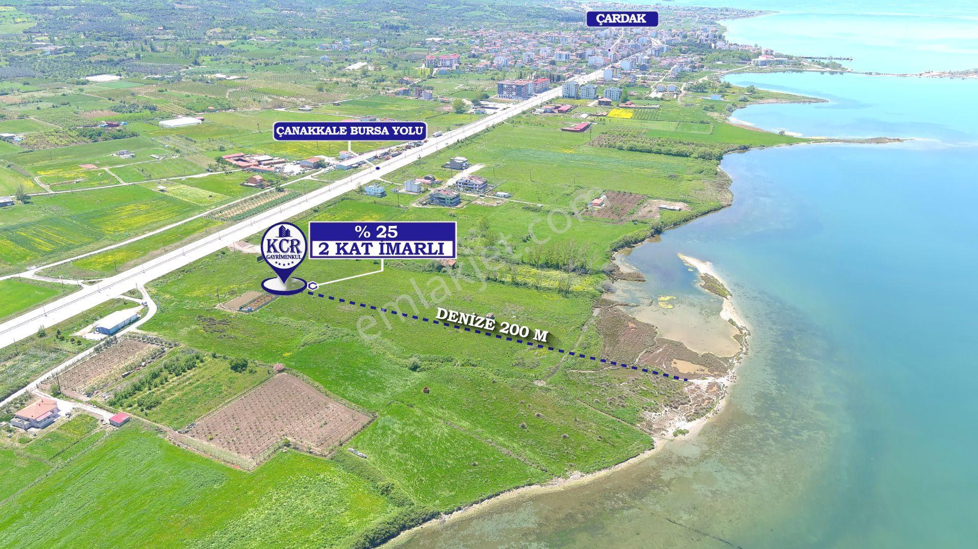Çanakkale Çardak'ta İmarlı Boğaz Manzaralı Satılık Arsa - Görsel 3