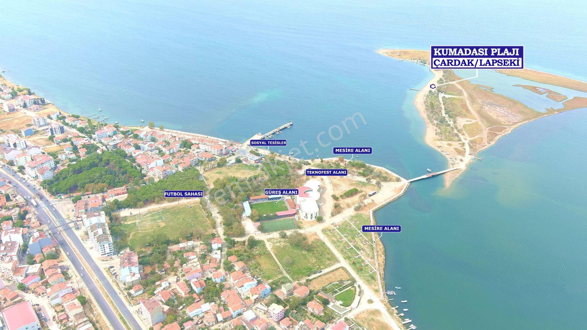 Çanakkale Çardak'ta İmarlı Boğaz Manzaralı Satılık Arsa - Görsel 24