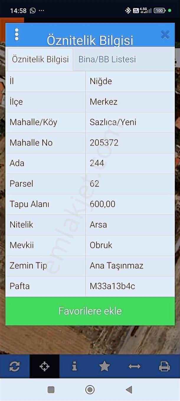 Cm Emlak Sazlıca Yeni Mahalle 600 M2 Satılık Arsa - Görsel 8