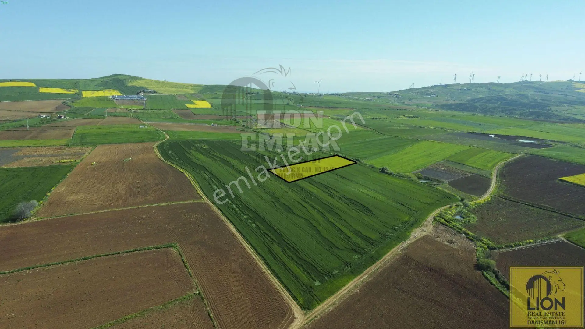 🟨⬛ Lıon Emlak'tan Bandırma Kayacık Mahallesinde 2448 M² Fırsat Tarla⬛🟨 - Görsel 3