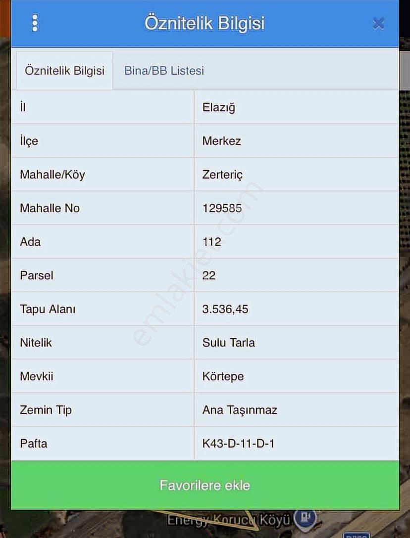 Ümit Emlak|acil! Bingöl Yoluna İkinci Parsel 3537m2 Tarla - Görsel 4