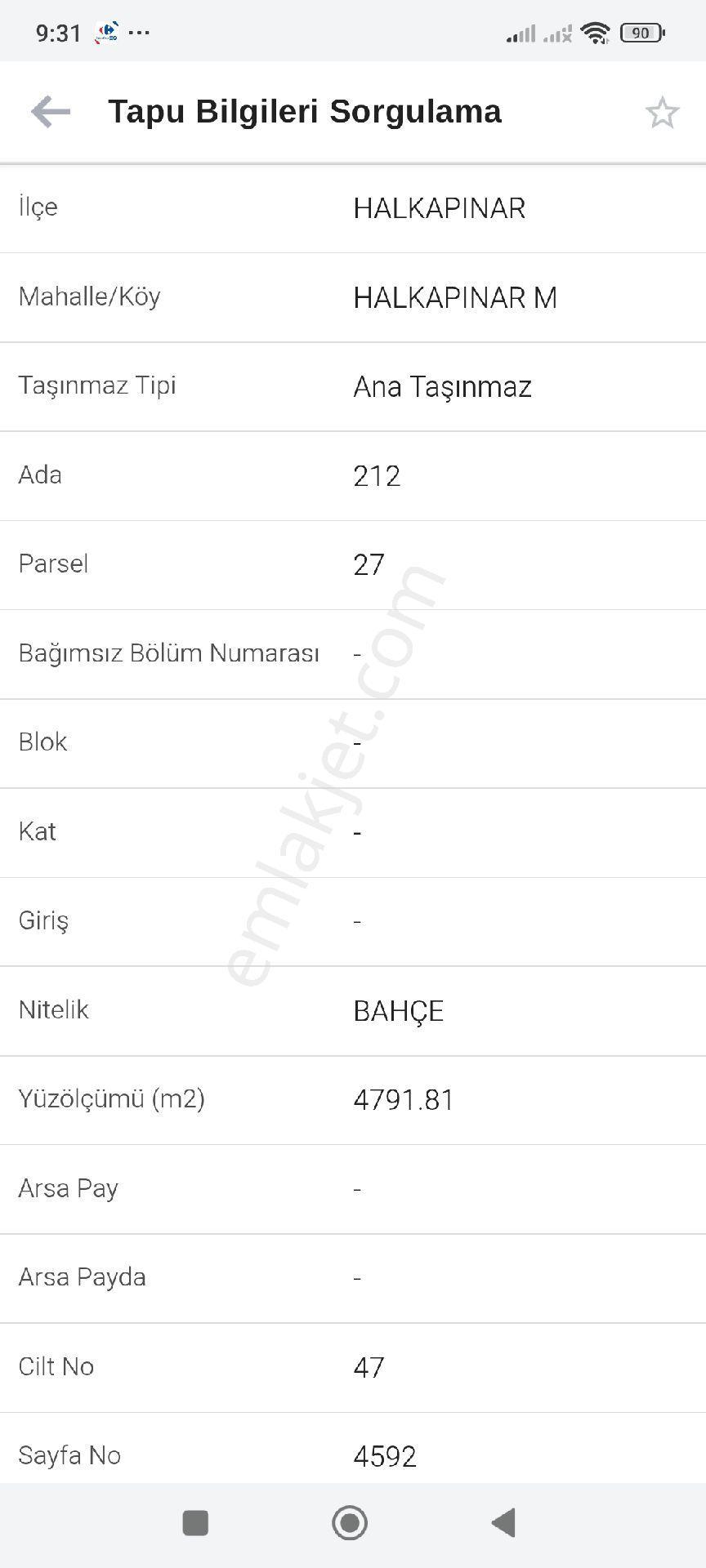 Halkapınar Da Ana Yola Ve İmara Sıfır Göl Manzaralı Yerimiz Satılıktır. - Görsel 16