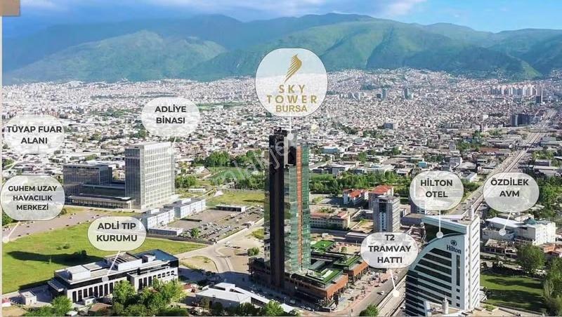 Takasa Açık Sky Tower Da Acil Satılık Dubleks Ofis - Görsel 28