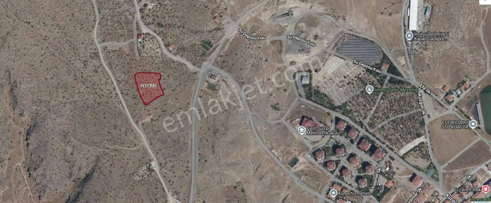 İncesu Bahçesaray Da İmara Yakın Yatırımlık 1825 M² Satılık Bağ - Görsel 3