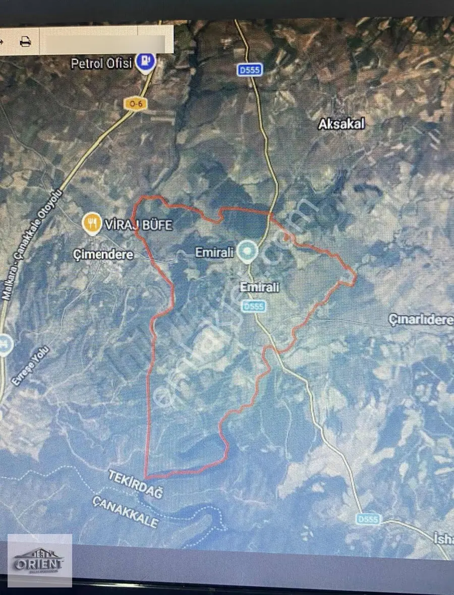 Tekirdağ Malkara Emiralıda 10.272 M² Yatırımlık Tarla - Görsel 2