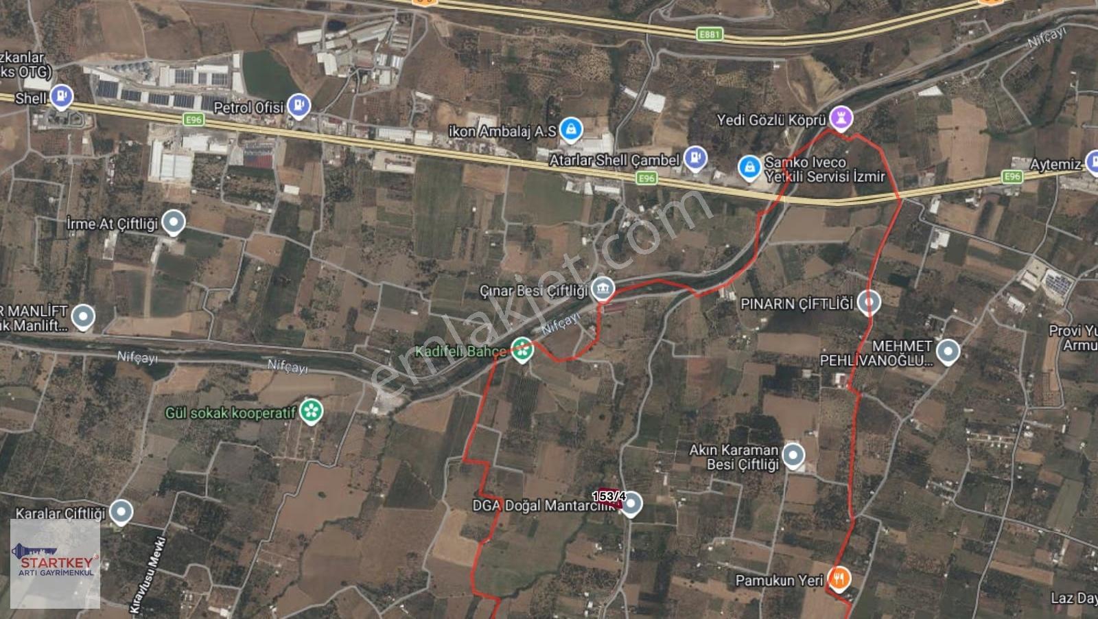 İzmir Kemalpaşa Aşağıkızılca Da Yola Cepheli 3999m2 Satılık Bağ - Görsel 2