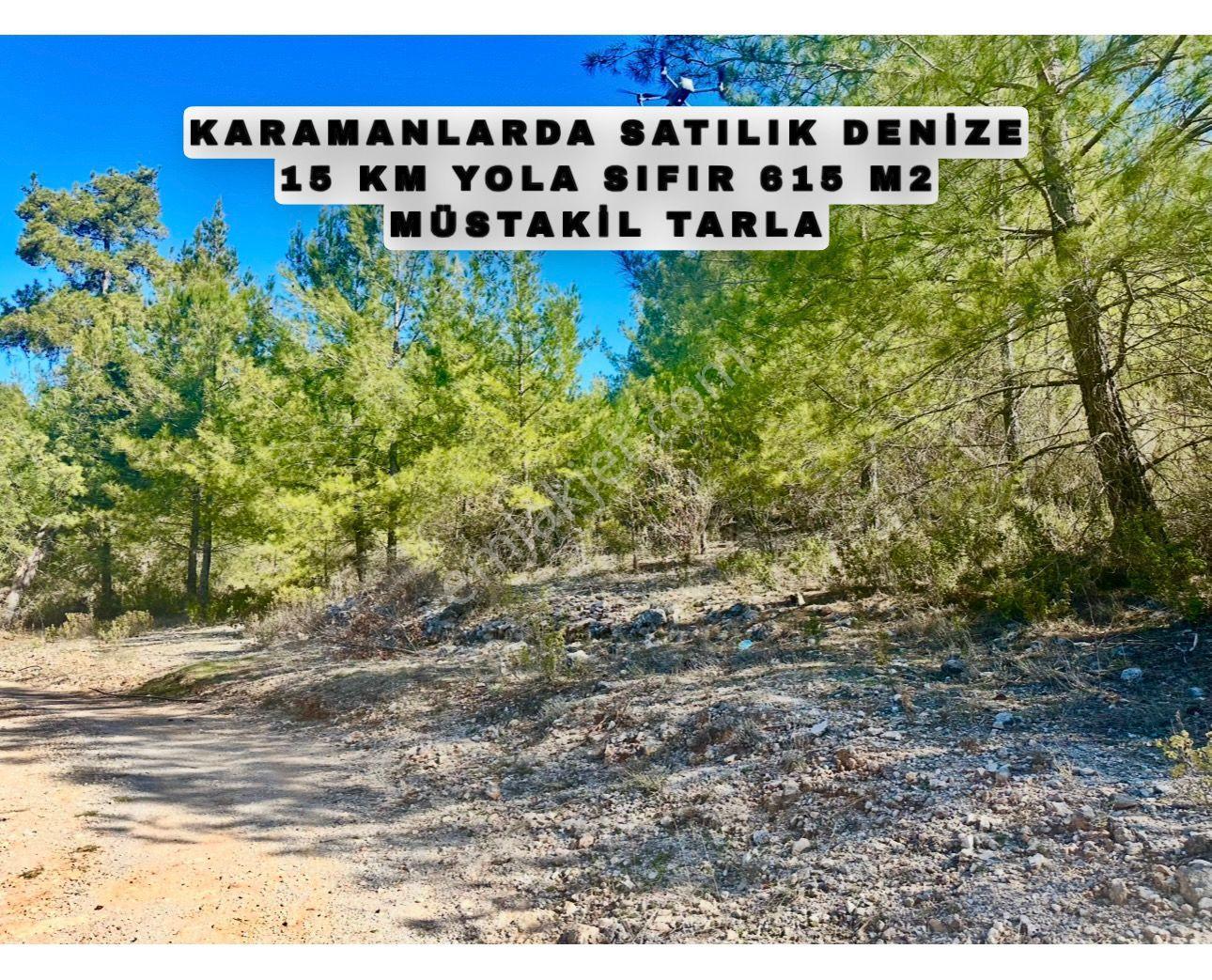 Alanya Karamanlarda Satılık 615 M2 Tarla