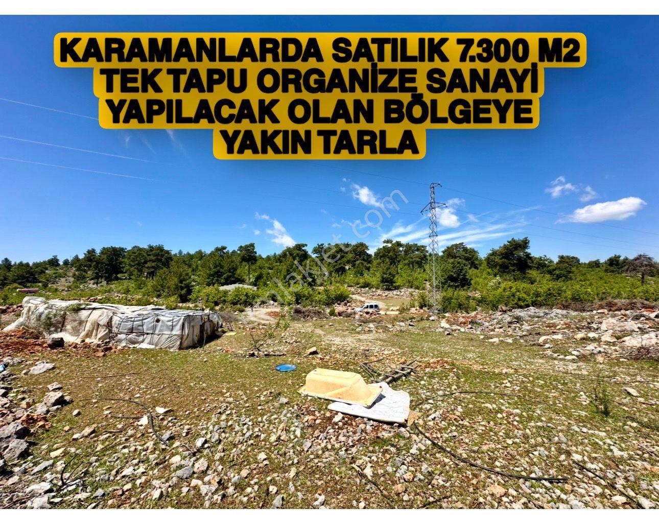 Alanya Karamanlarda Satılık 7.300 M2 Tarla