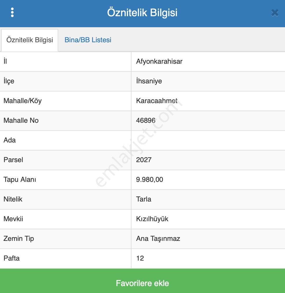 Afyonkarahisar İhsaniye Karacaahmet'te Yatırımlık Satılık Tarla - Görsel 3