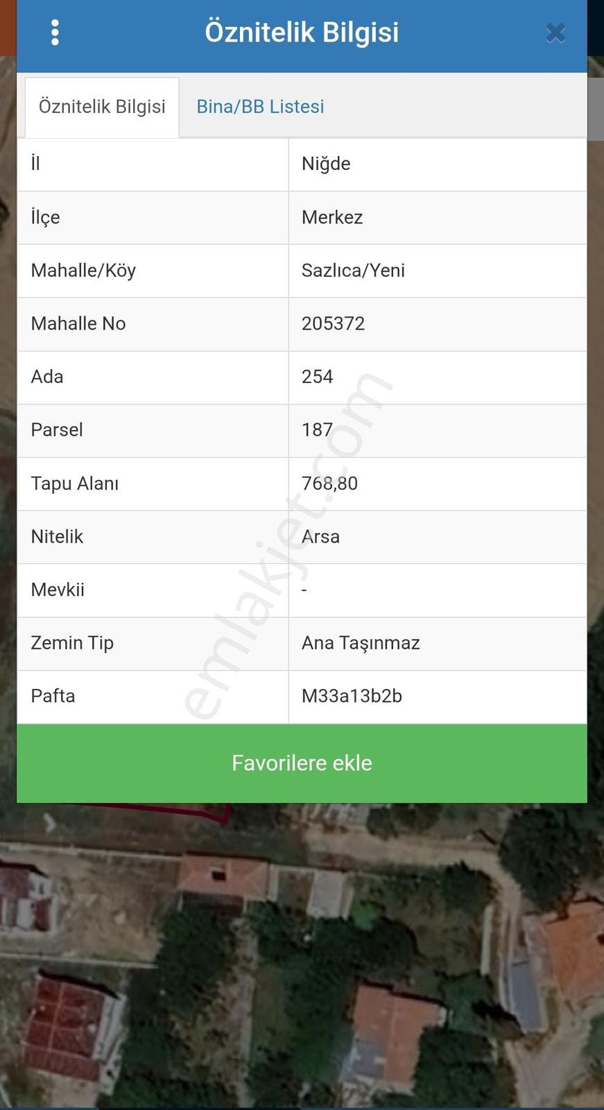 Cm Emlak Sazlıcada Süper Konum 768 M2 İmarlı Arsa - Görsel 8